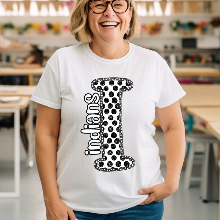 Polka Dot Mascots DTF Print