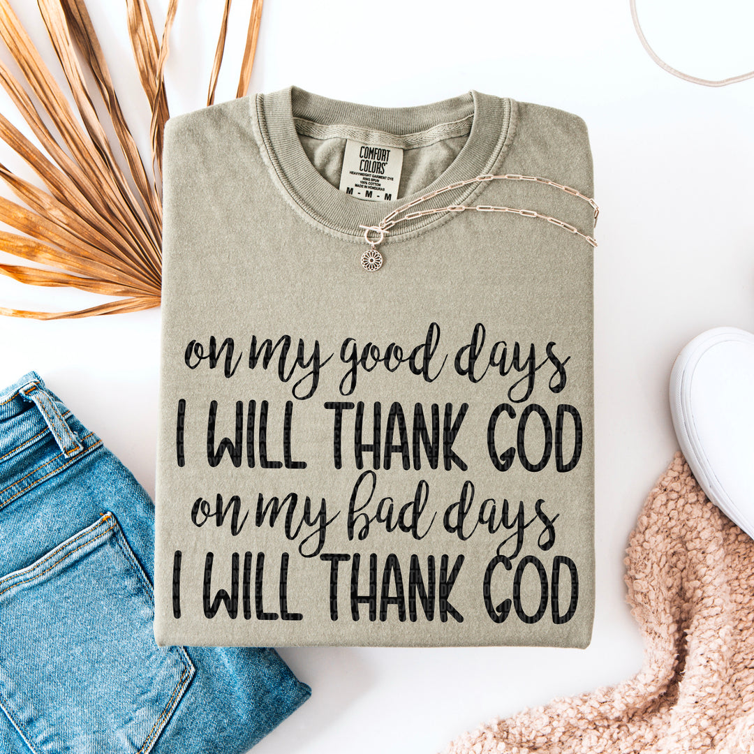 I Will Thank God DTF Print