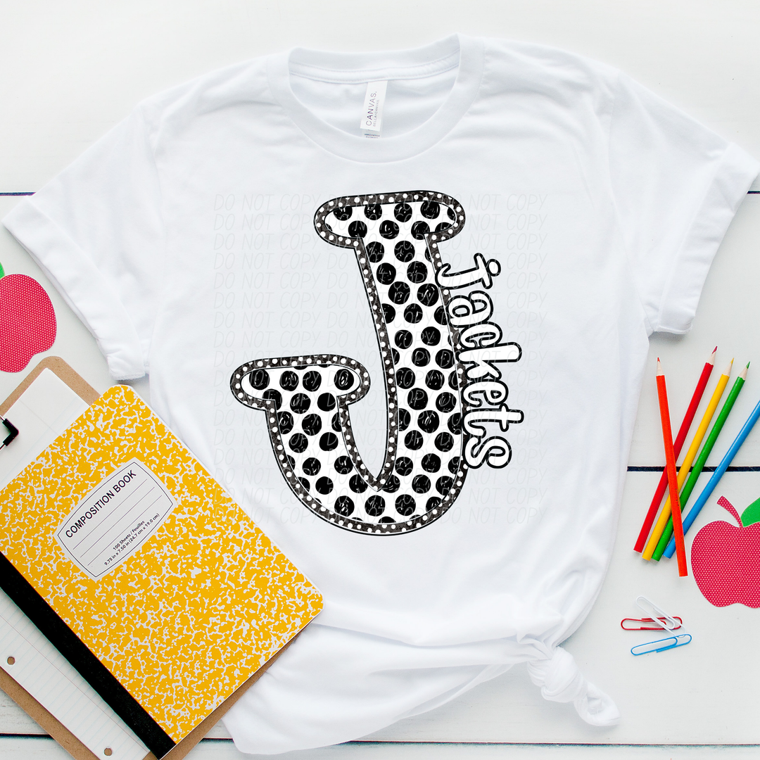 Polka Dot Mascots DTF Print