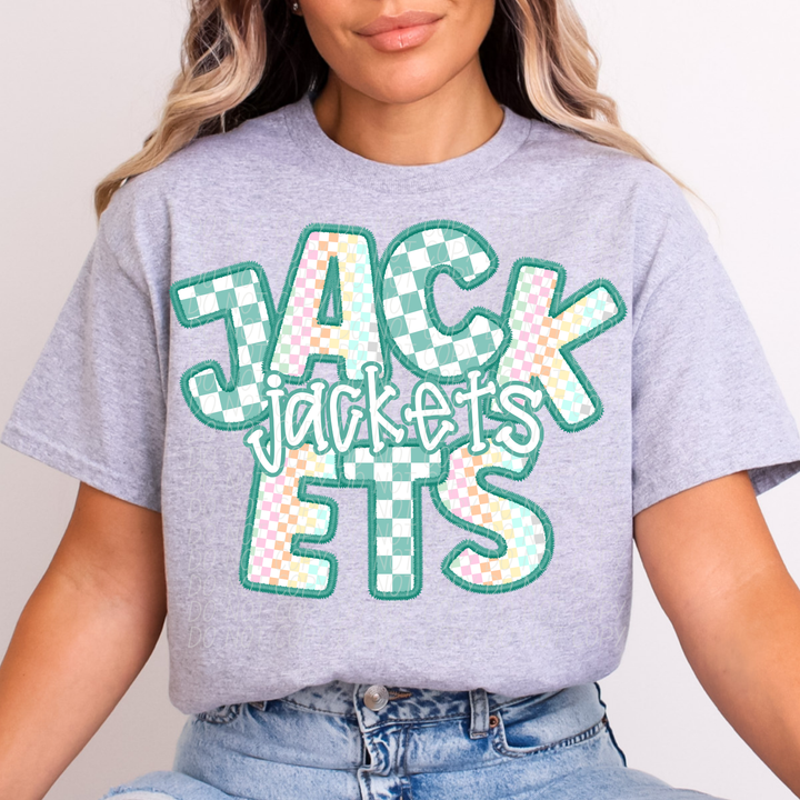 Spring Checker Mascots Youth DTF Print