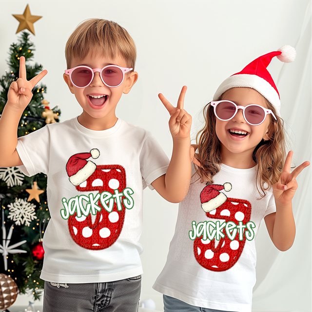 Christmas School Spirit YOUTH DTF Print