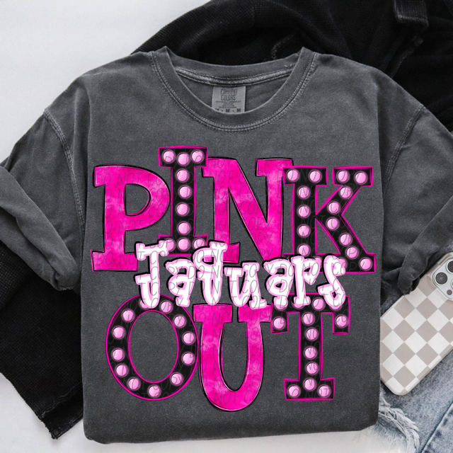 Pink Out Marquee DTF Print