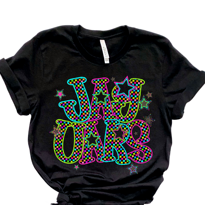 Neon Star Mascots DTF Print