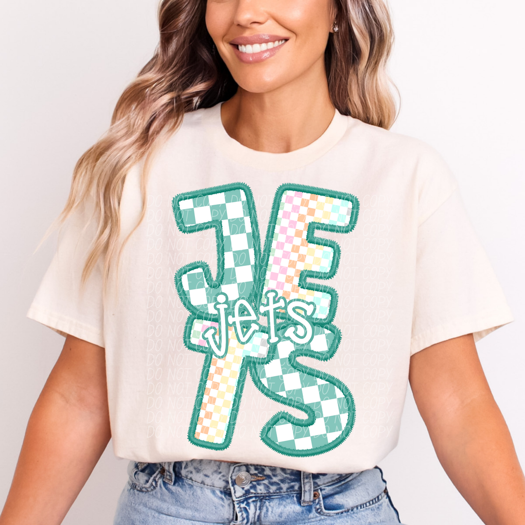 Spring Checker Mascots Youth DTF Print