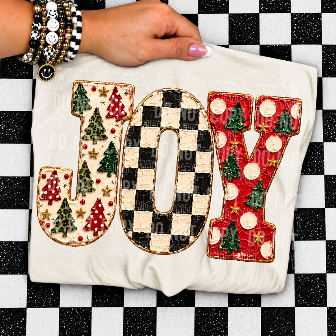 Joy Faux Paint DTF Print