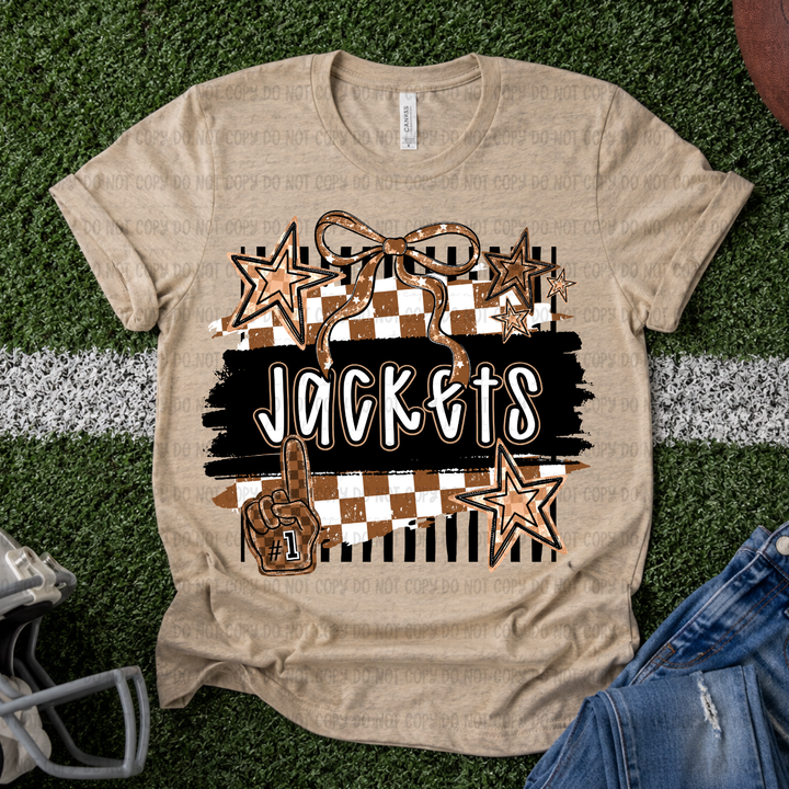 Gold Mascots DTF Print