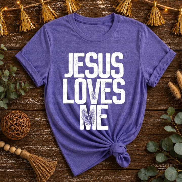 Jesus Loves Me  DTF Print