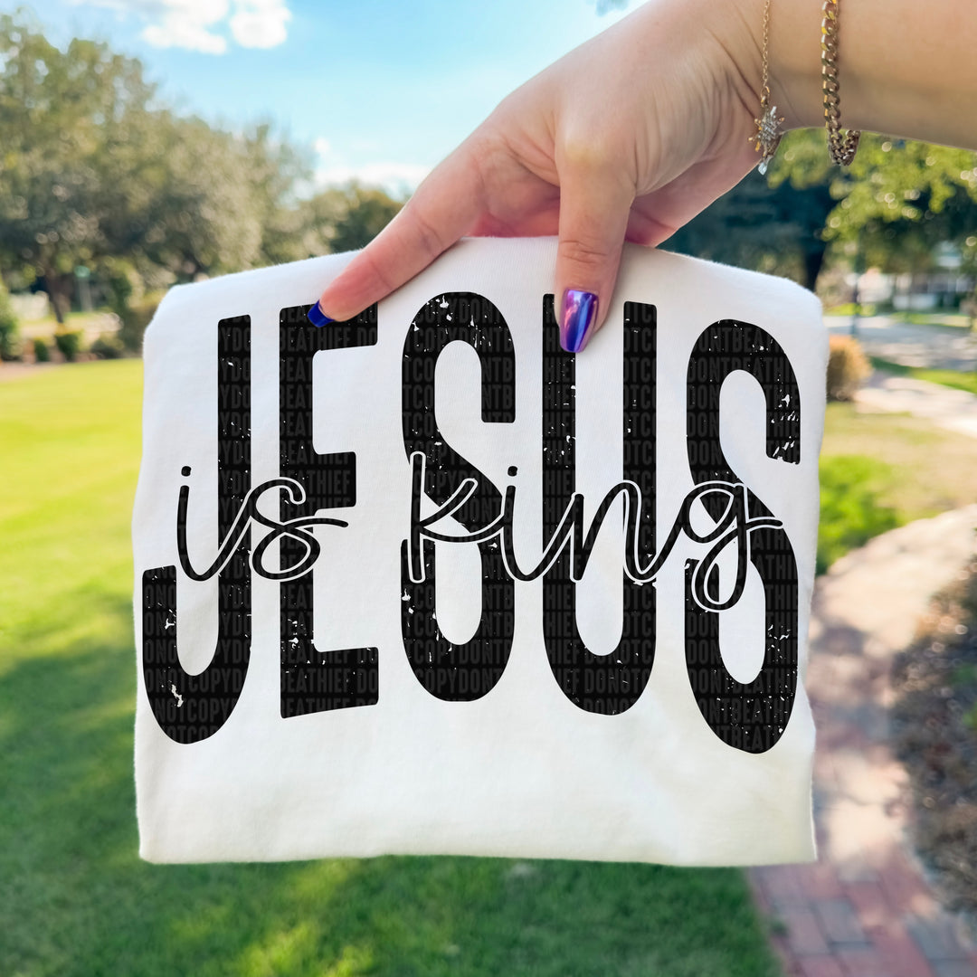 Jesus Is King DTF Print