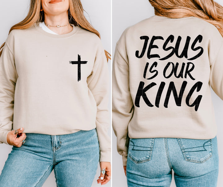 Jesus Is Our King DTF Print