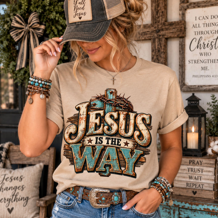 Jesus Is The Way DTF Print