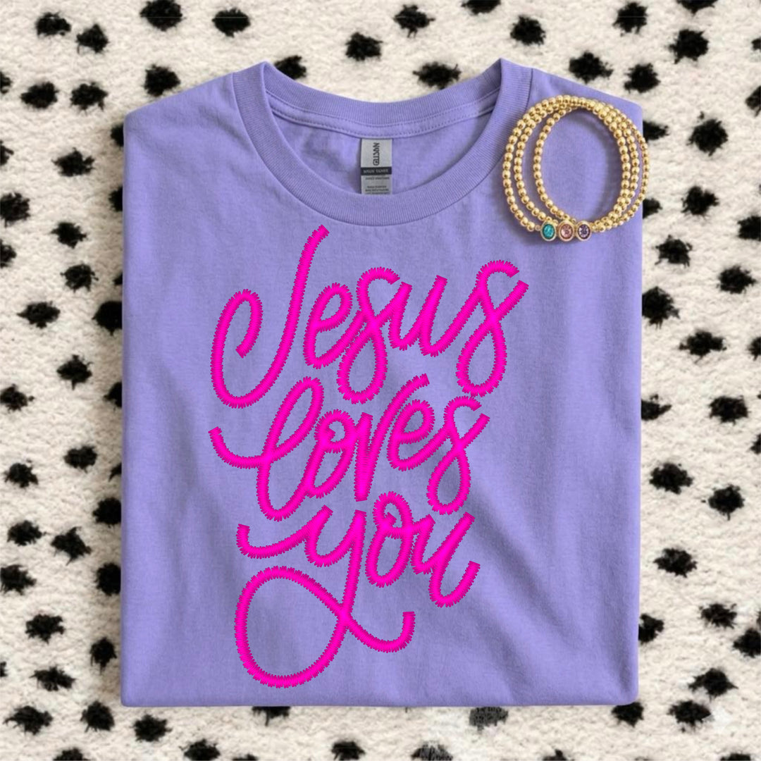 Jesus Loves You DTF Print