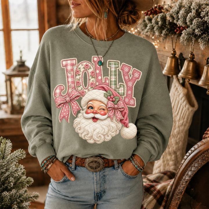 Jolly Santa DTF Print