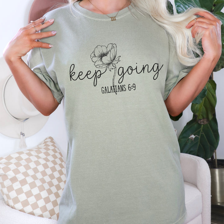 Keep Going Galatian 6:9 DTF Print
