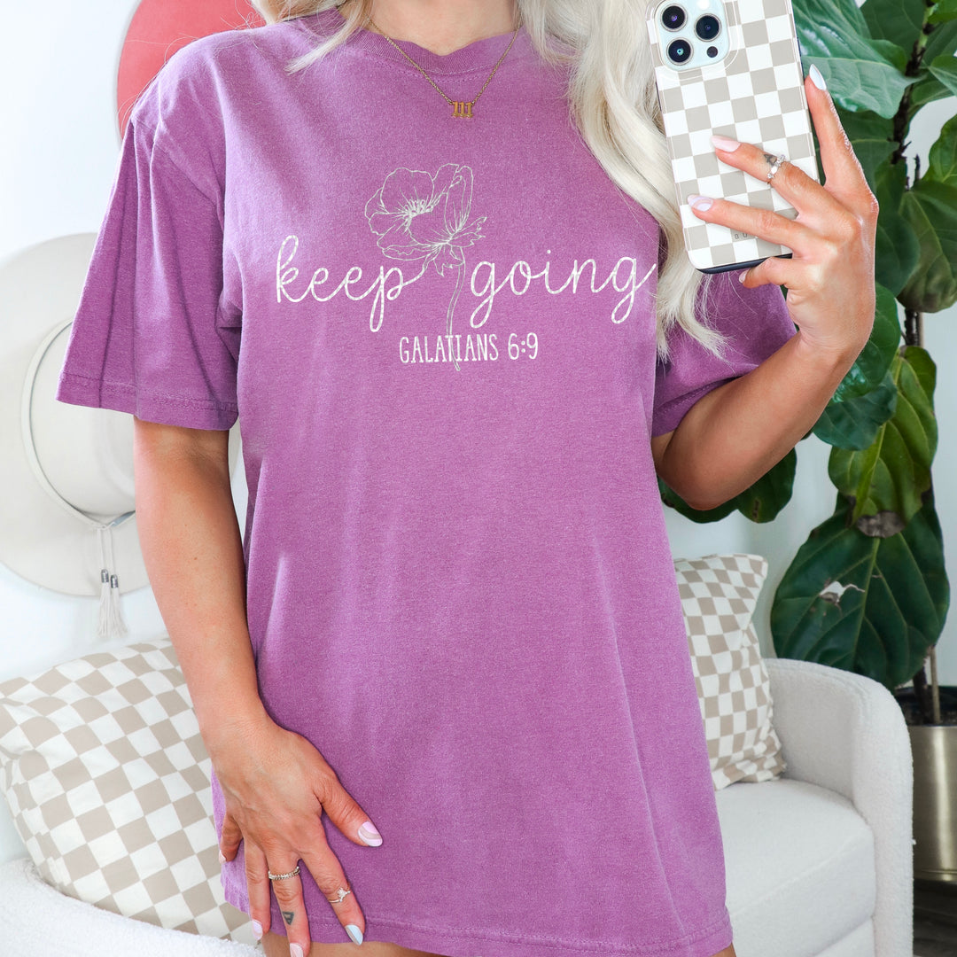 Keep Going Galatian 6:9 DTF Print