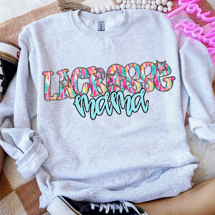 Multi Color Star Sports Mama DTF Print
