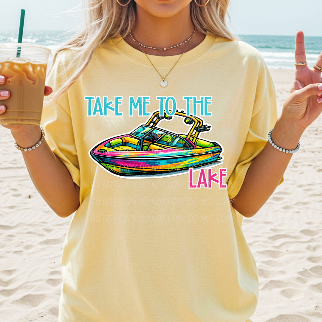 Boat Lake DTF Print