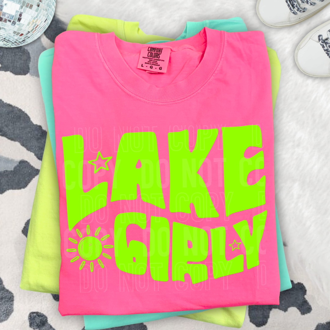 Lake Girly DTF Print