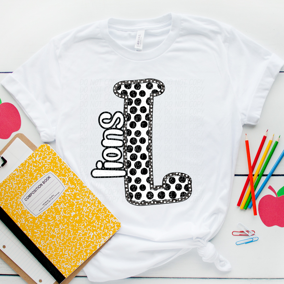Polka Dot Mascots DTF Print