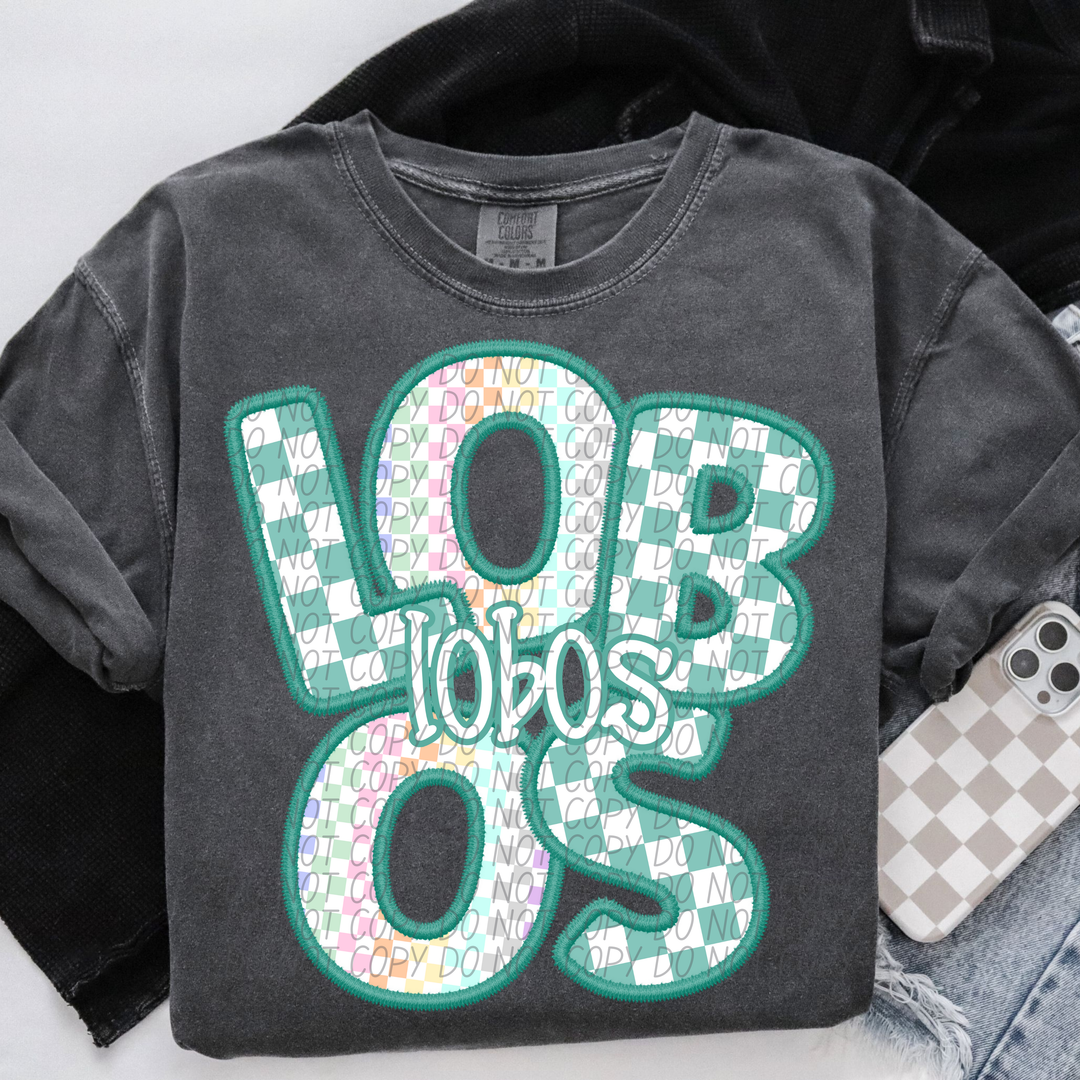 Spring Checker Mascots Youth DTF Print