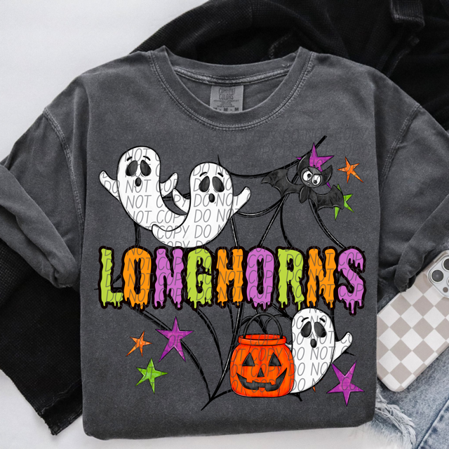 Halloween Mascots DTF Print