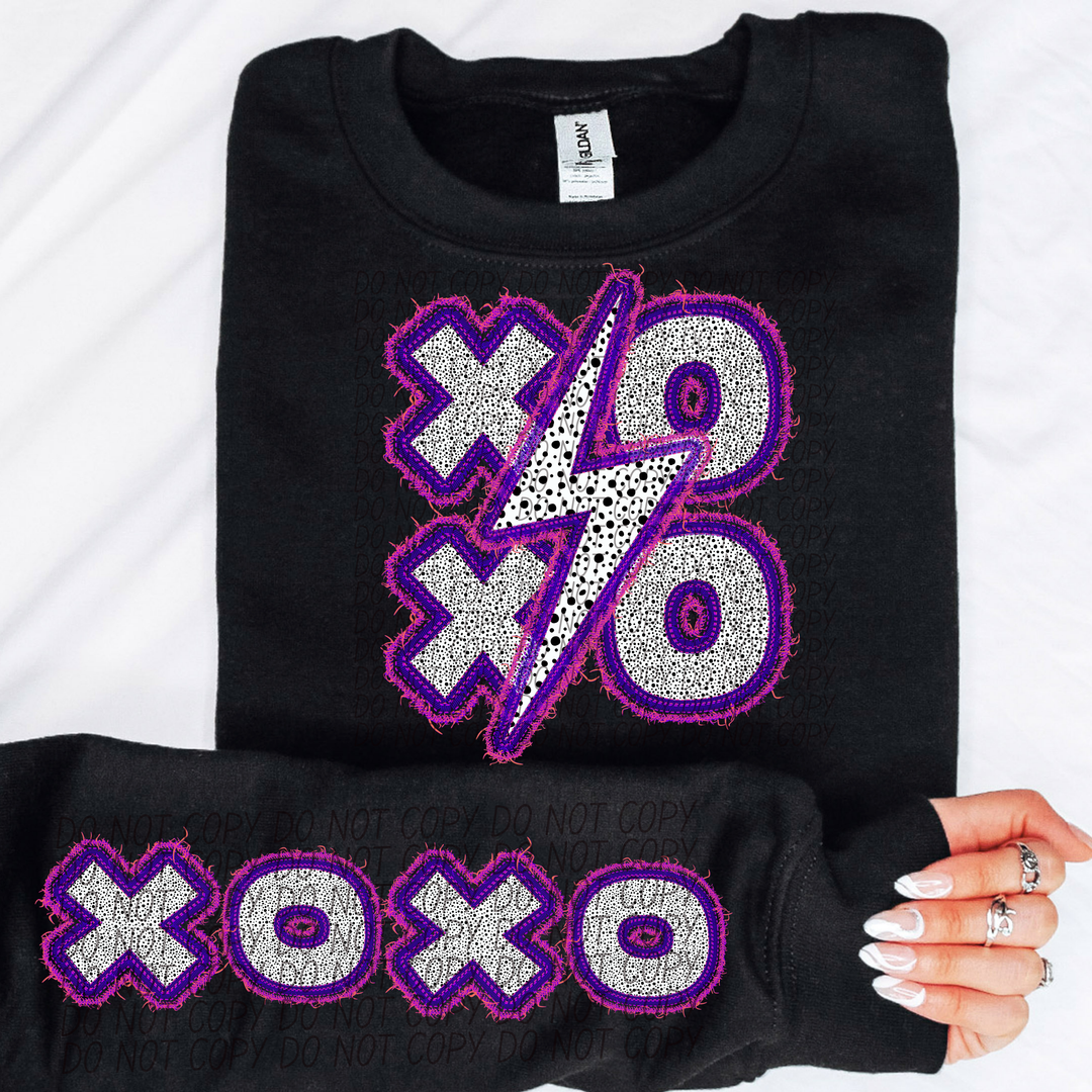 XO Faux Patch DTF Print