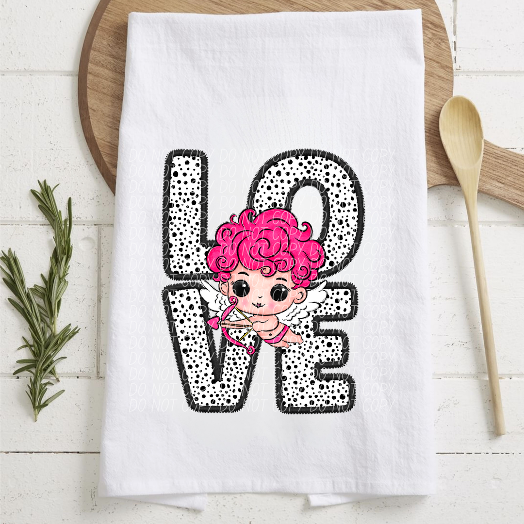 Cupid Love Dots DTF Print