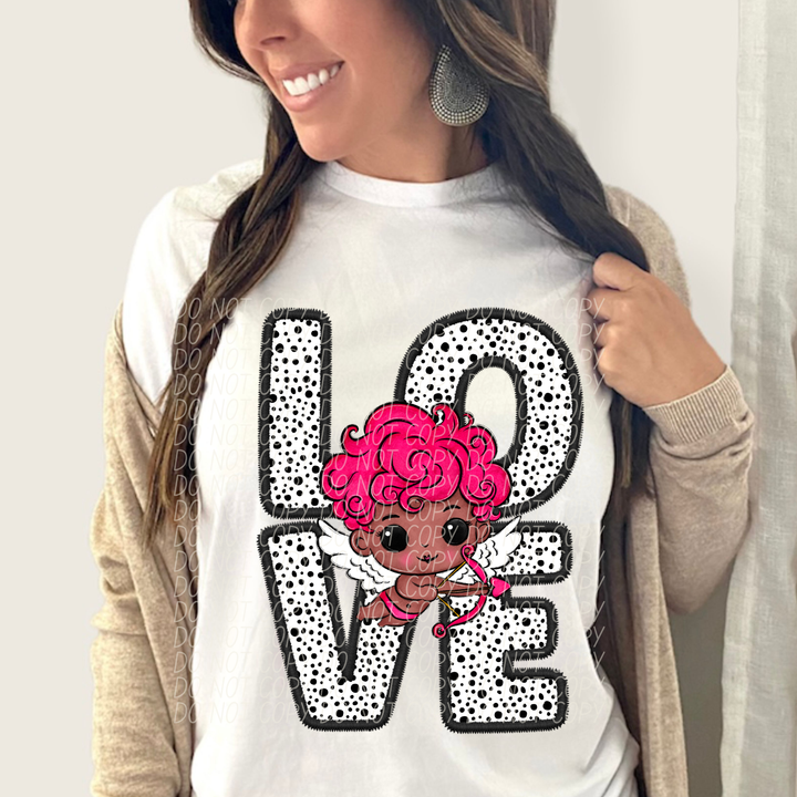 Cupid Love Dots DTF Print