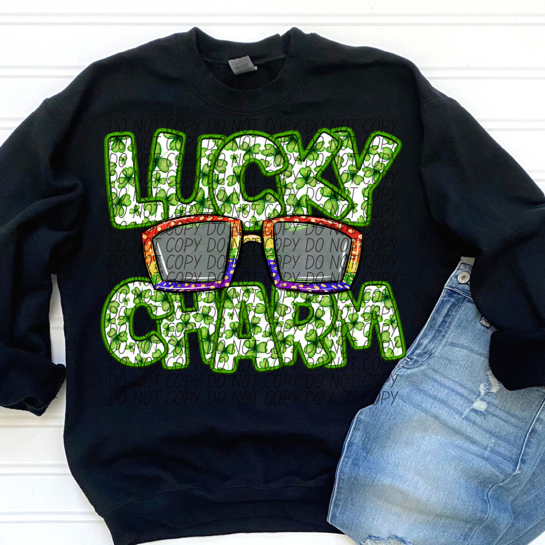 Lucky Charm Rainbow DTF Print