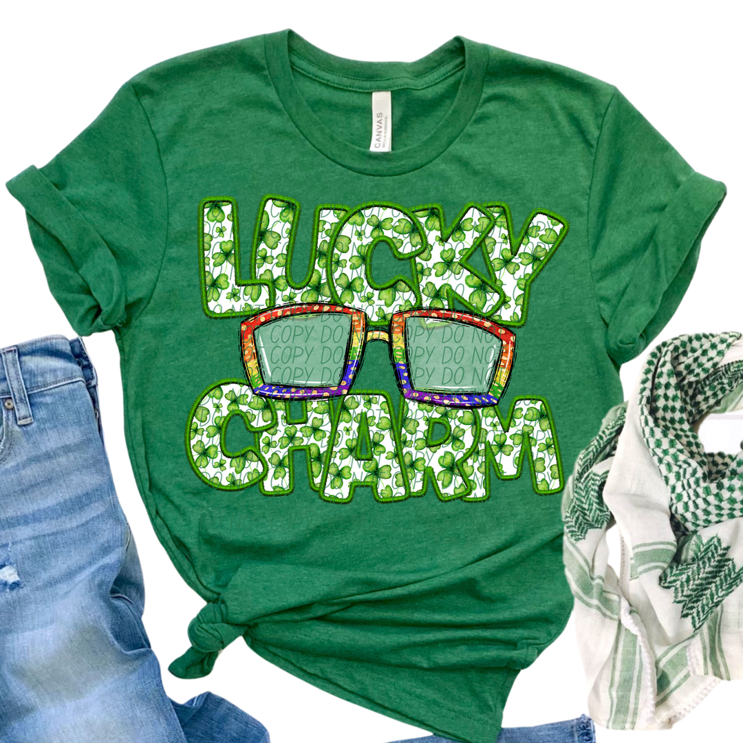 Lucky Charm Rainbow DTF Print