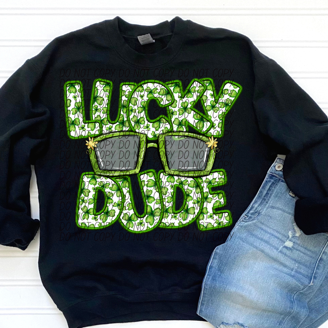 Lucky Dude DTF Print