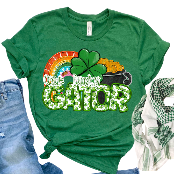 St Patrick's Day One Lucky Mascot Collection Listing 2 DTF Print