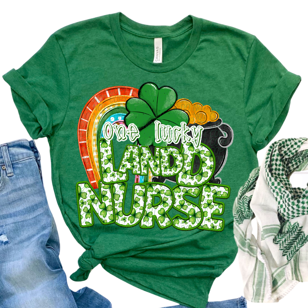 St Patrick's Day Lucky Careers DTF Print