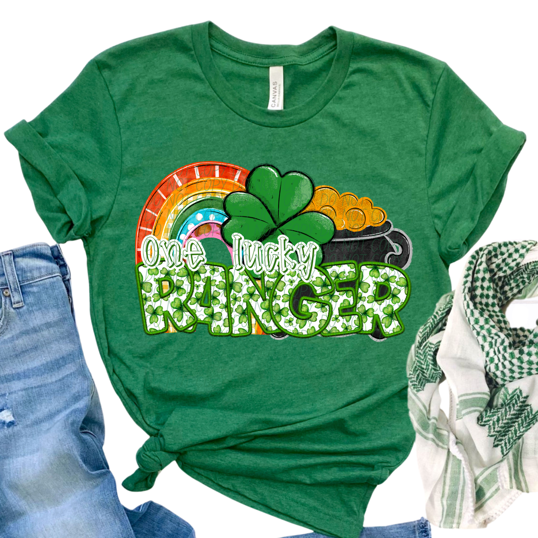 St Patrick's Day One Lucky Mascot Collection Listing 2 DTF Print