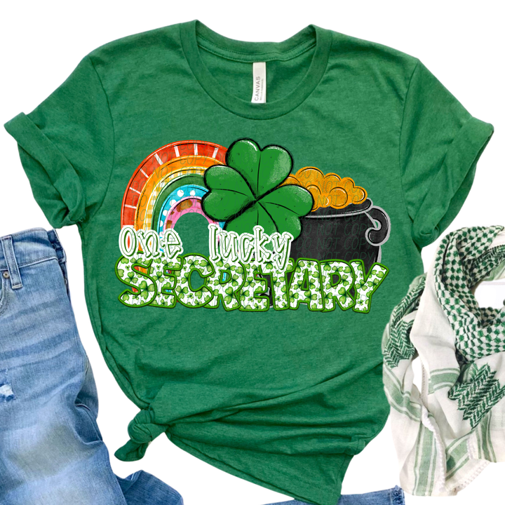 St Patrick's Day Lucky Careers DTF Print