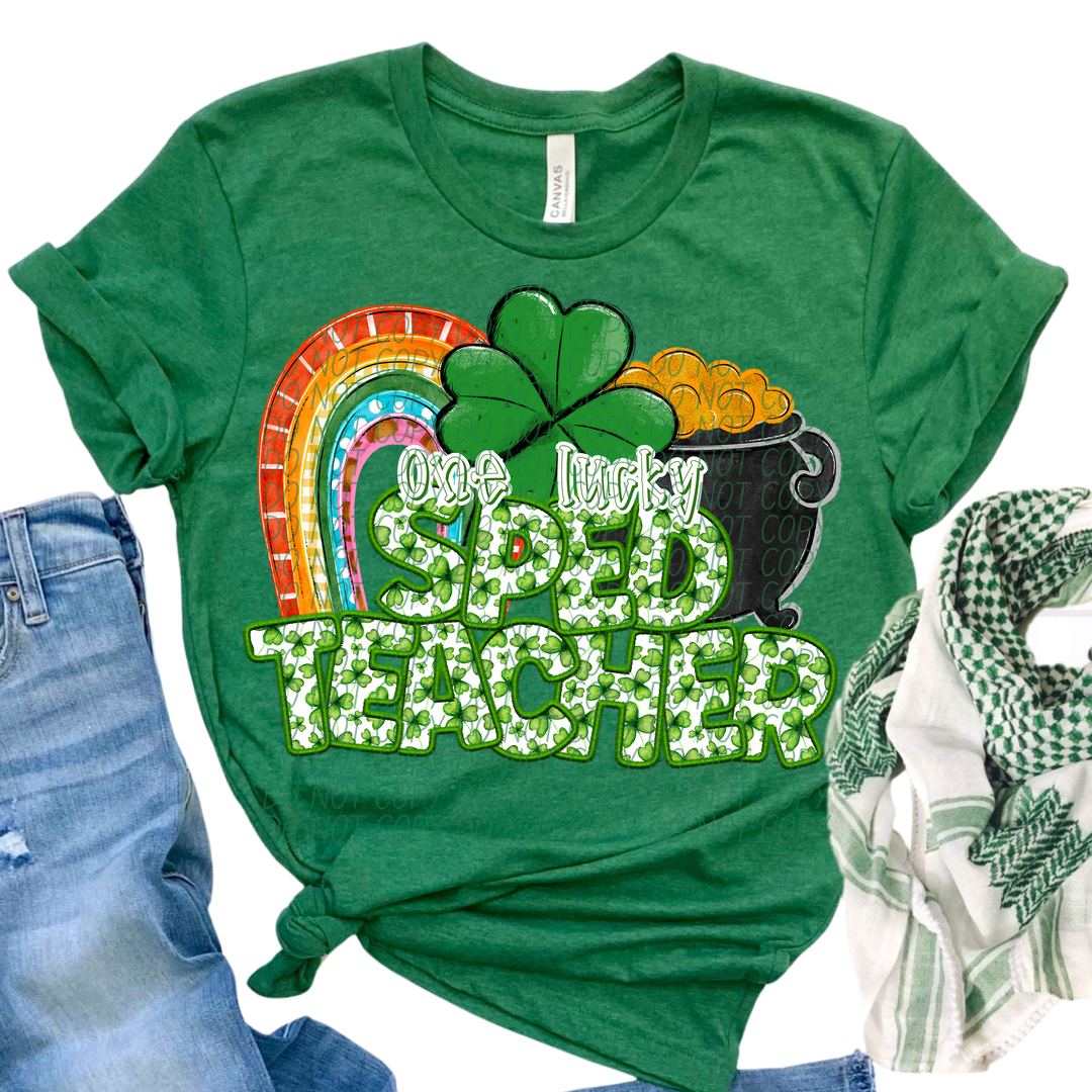 St Patrick's Day Lucky Careers DTF Print