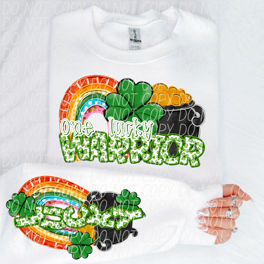 St Patrick's Day One Lucky Mascot Collection Listing 2 DTF Print