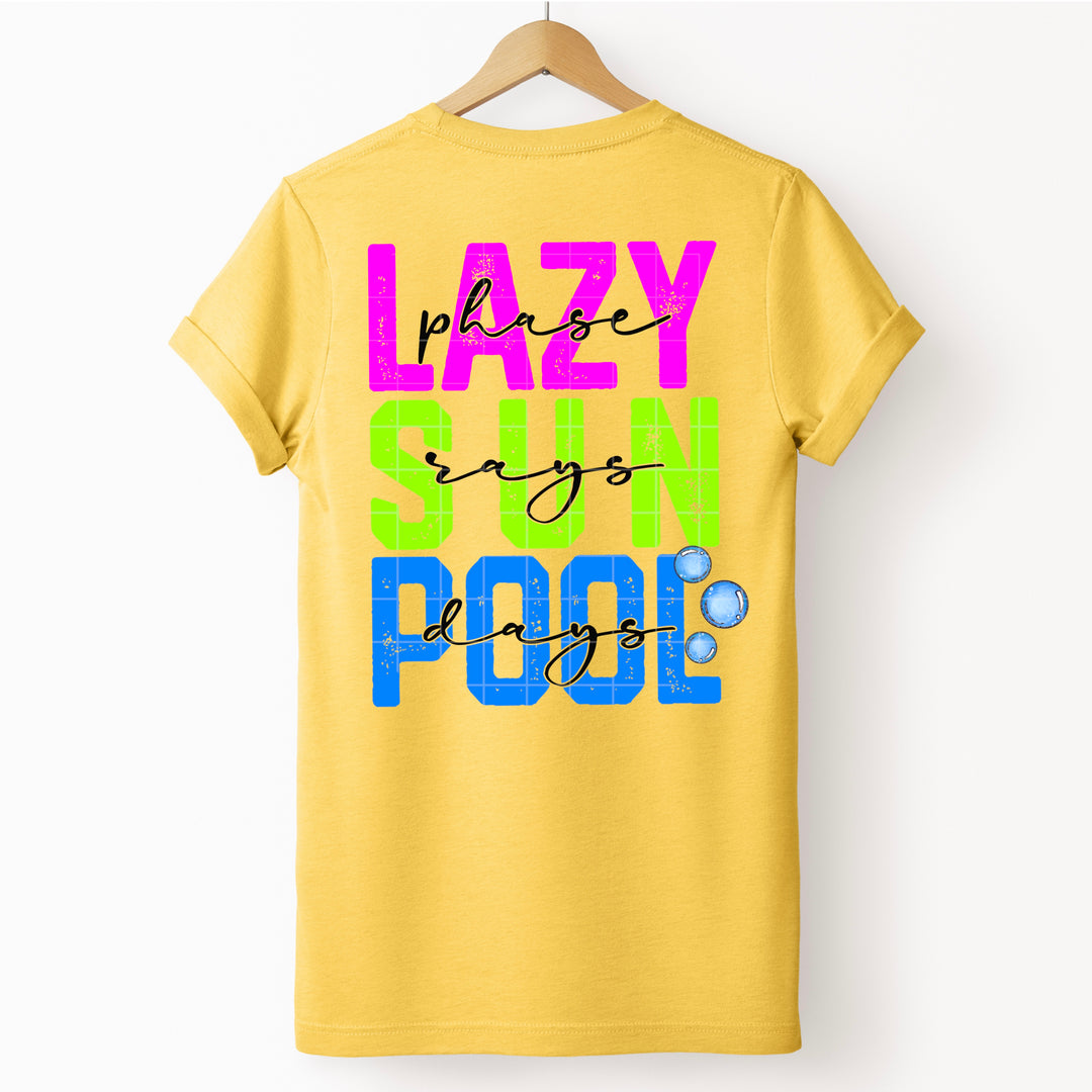 Lazy Sun Pool DTF Print