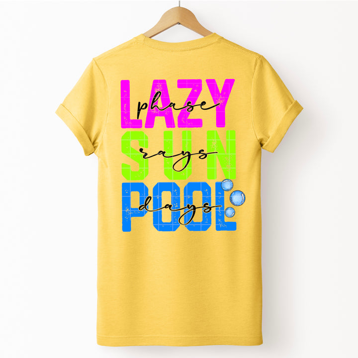 Lazy Sun Pool DTF Print