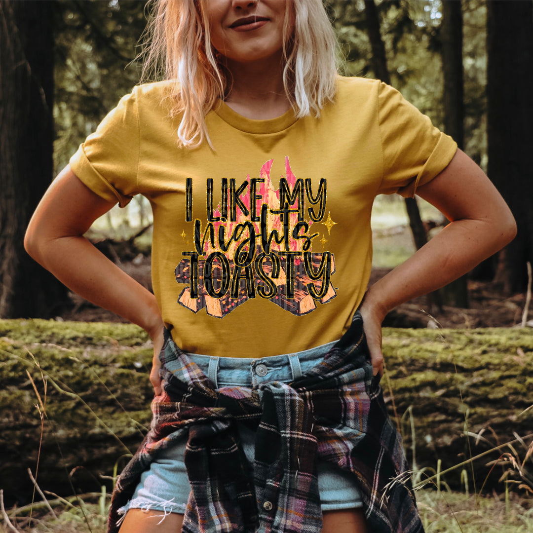 Like My Nights Toasty DTF Print