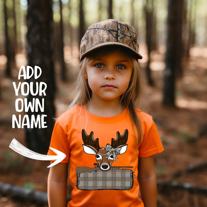 Lil Hunter Girl DTF Print
