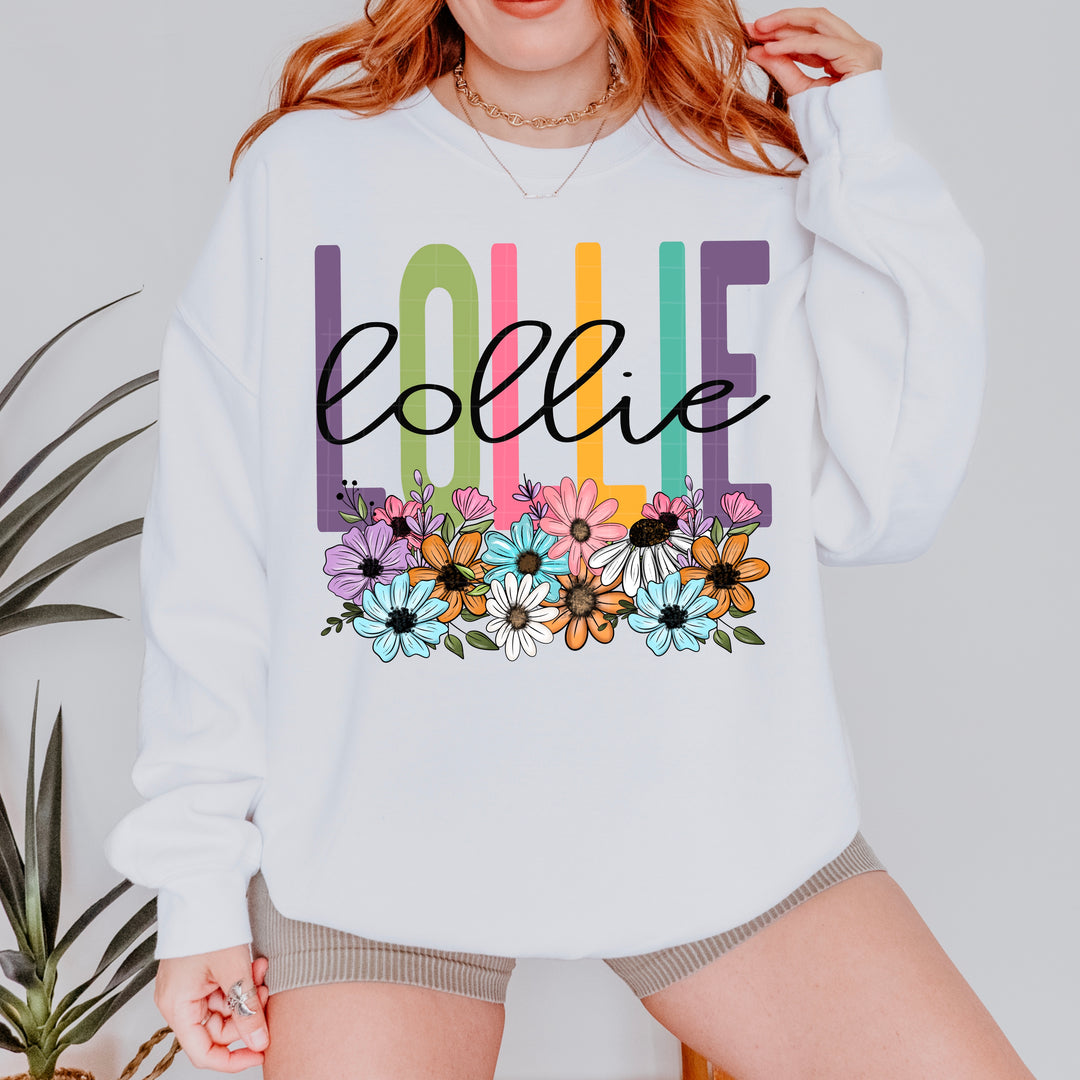 Spring Name Floral Collection DTF Print
