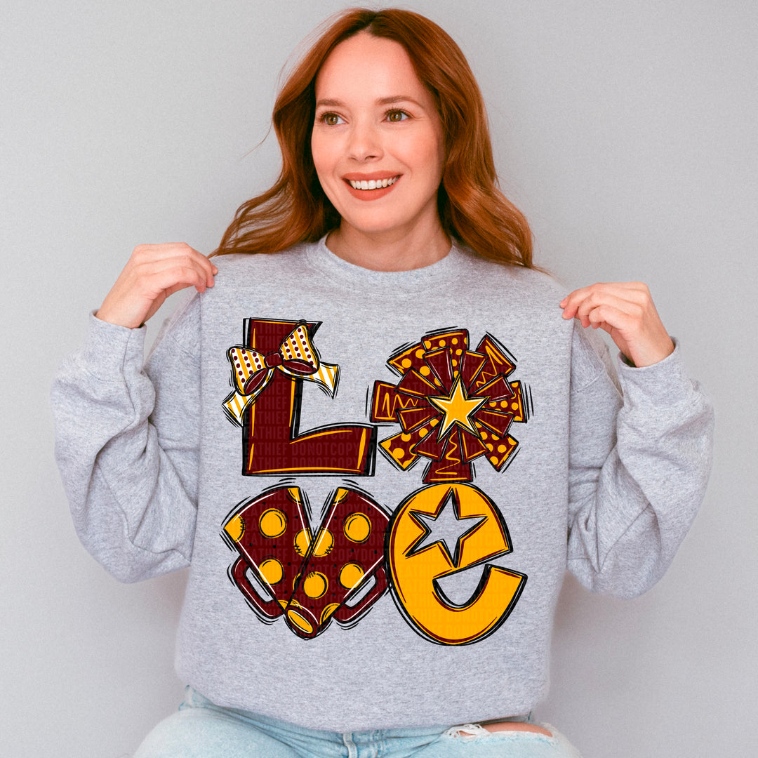 Love Cheer Collection DTF Print