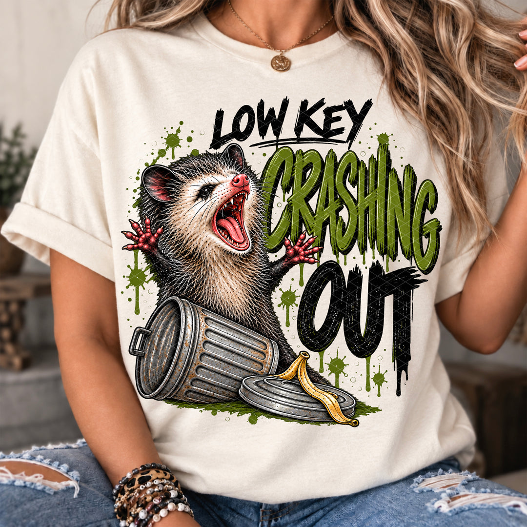 Lowkey Crashing Out DTF Print