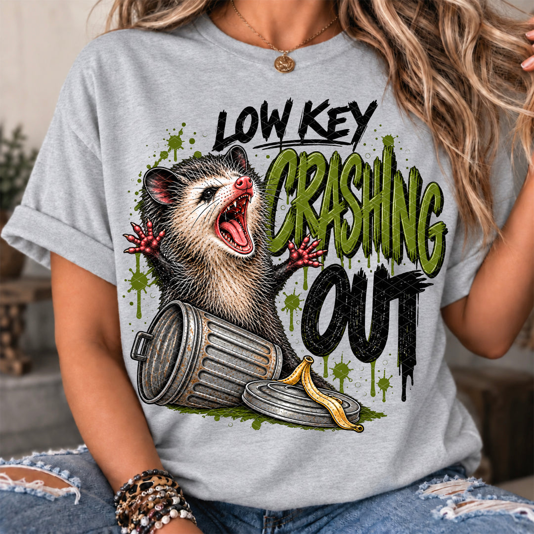 Lowkey Crashing Out DTF Print