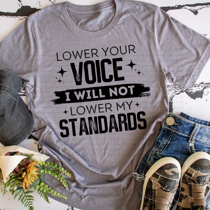 Lower Your Voice DTF Print