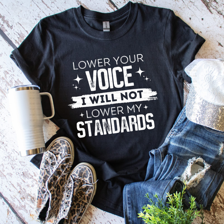 Lower Your Voice DTF Print