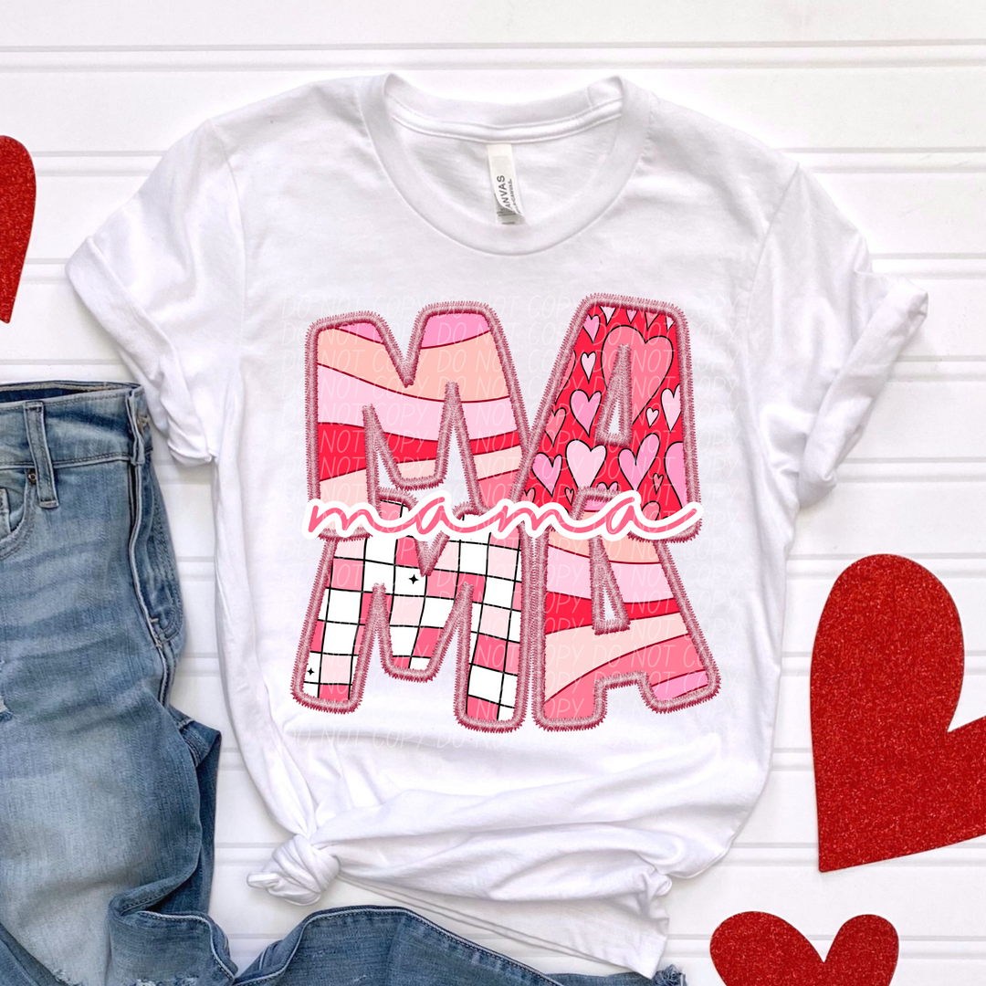 Valentine's Day BOHO Mama or Mini DTF Print