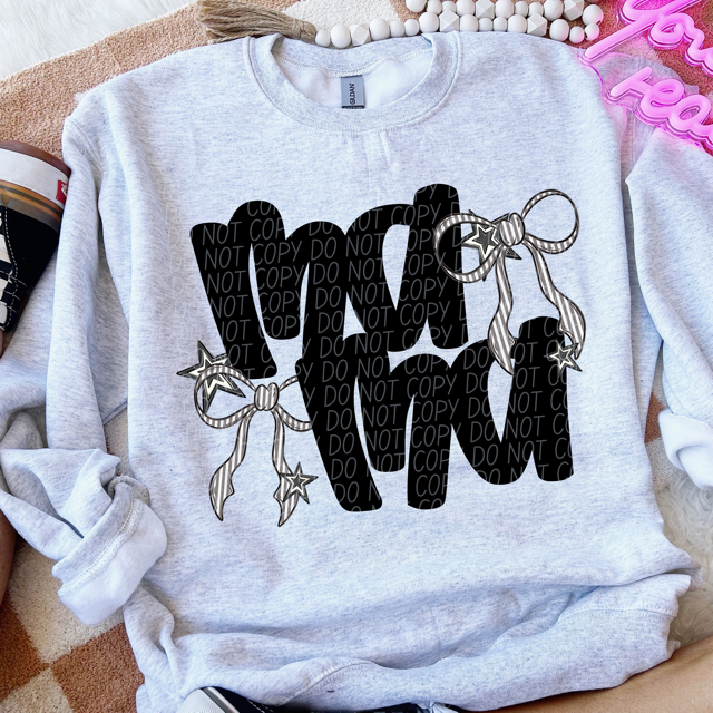 Mama Bow DTF Print