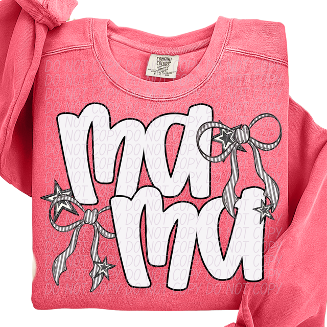 Mama Bow DTF Print