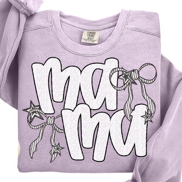 Mama Bow DTF Print
